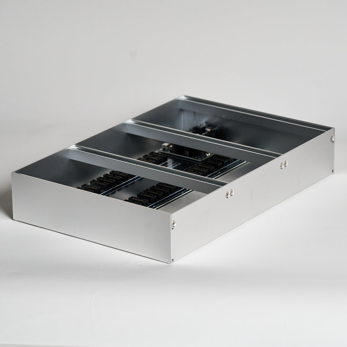 BITIWORKSHOP 9U52hp powered eurorack case - Silver