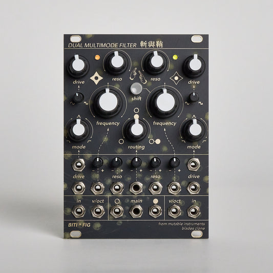 BITIWORKSHOP * FIG DUAL MULTIMODE FILTER 斬與鞘 (mutable-instruments blades clone)